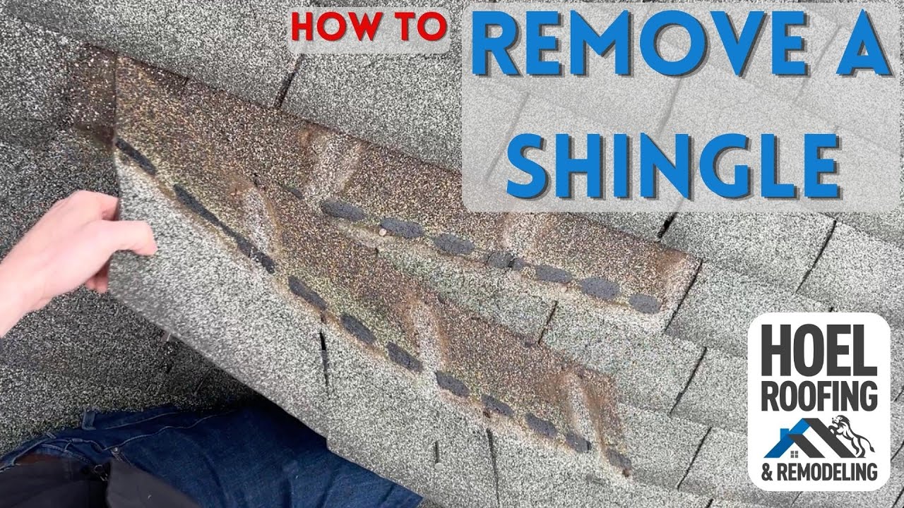 How to Remove a Shingle | East Central Indiana Based Roofing Contractor ...