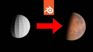 How to Make Mars in Blender (IN 2 MINUTES)