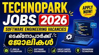 🚀 Technopark Jobs 2026 | Software Engineering Vacancies | Technopark Job Openings