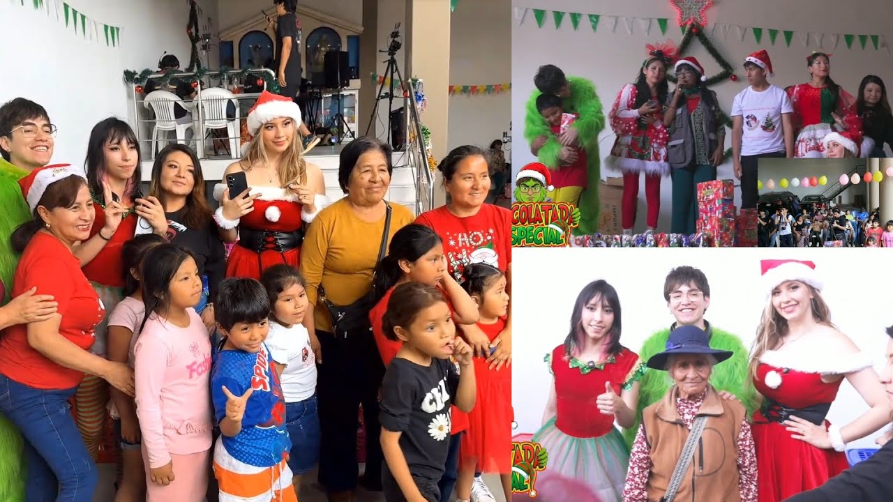 GLOGLO , EMETSUKI Y EMIKUKIS  ORGANIZANDO CHOCOLATADA PARA LOS NIÑOS 🎁