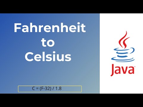 Convert Fahrenheit to Celsius in Java | Java Tutorial | Lec-4