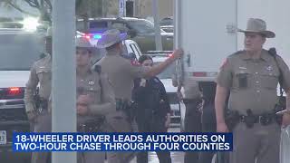 Florida man driving semi-truck arrested after high-speed police chase