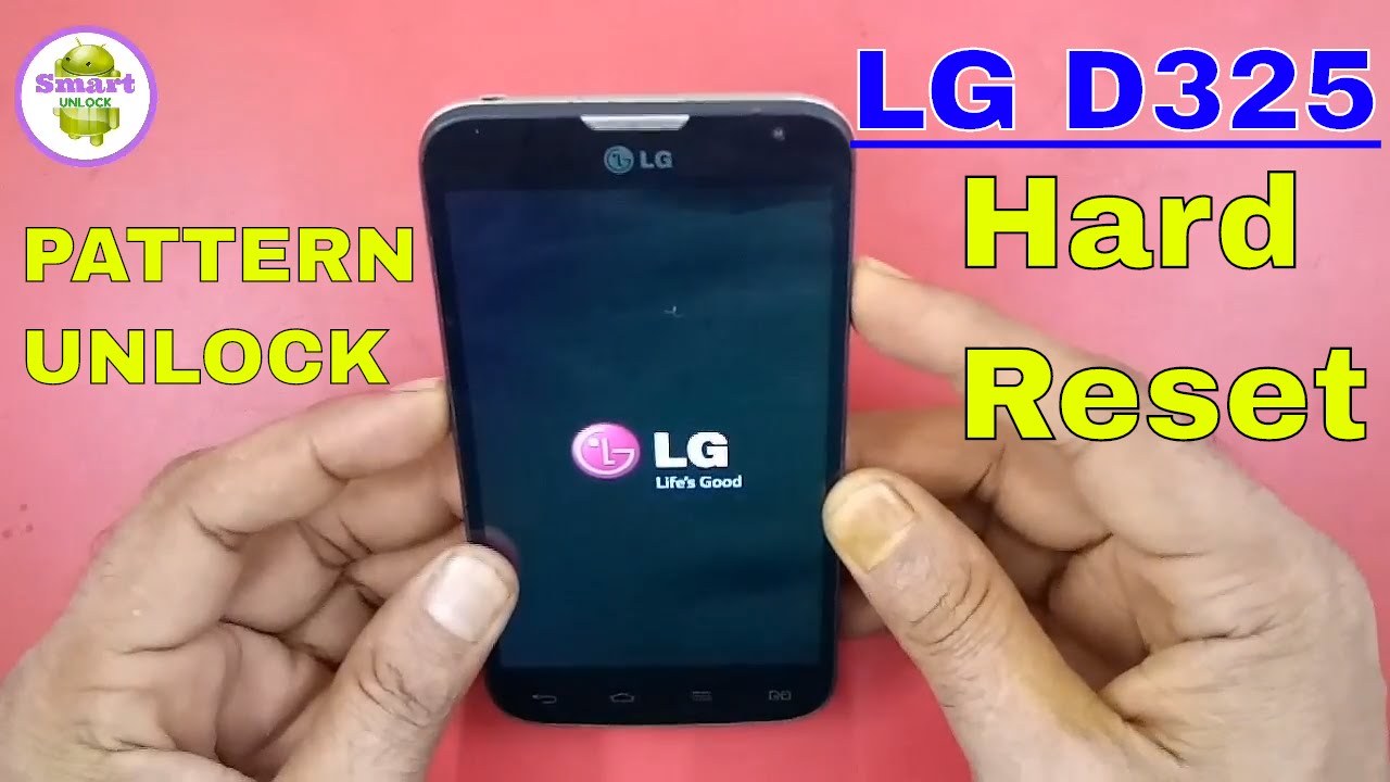LG D325 Hard Reset With Pattern Unlock - YouTube