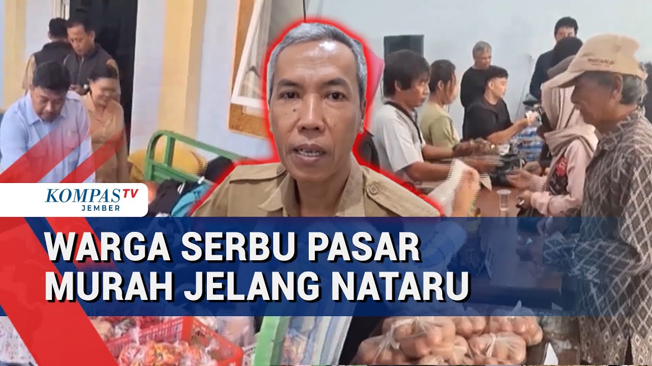 Pasar Murah Kediri Diserbu Warga, Harga Sembako Lebih Terjangkau