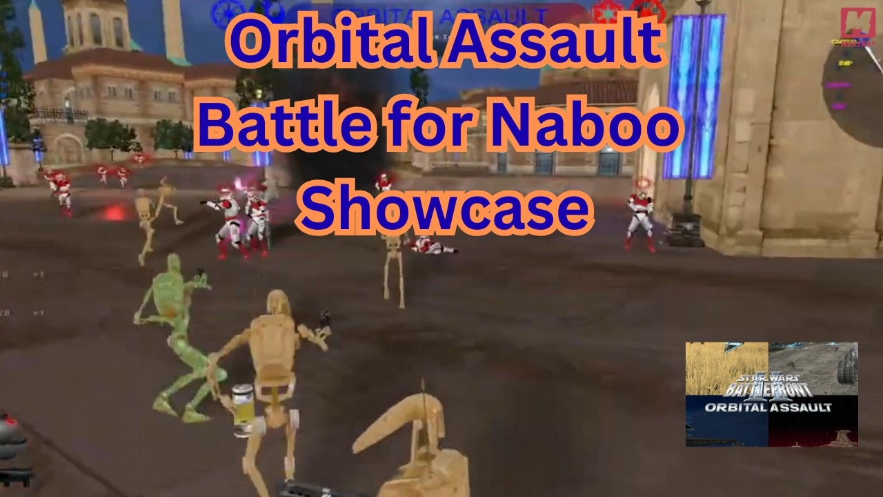 First Time Battlefront 2 Mods! Orbital Assault - Battle for Naboo CW 4k