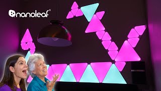 Installing Nanoleaf Shapes Smart LED Light Panel Kit from Costco