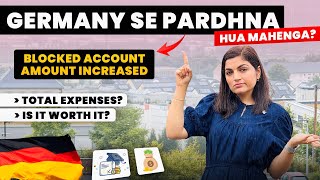 India Se Germany Jane Ka Kharcha | Cost Of Moving To Germany From India | Blocked Account Amount