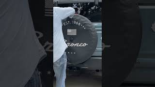 Bronco Tire Cover #bronconation #bronco6g #tire #automobile #adventure #ford #fun