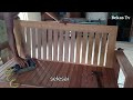 Cara Tukang Kayu membuat Kursi Minimalis Terbaru (pemasangan jari jari buat alas)