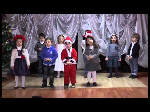 საახალწლო ზეიმი ქორალში, ბაღის აღსაზრდელები.