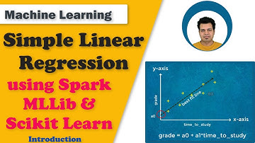 Simple Linear Regression using Scikit Learn & Spark MLLib | Introduction & Intuition