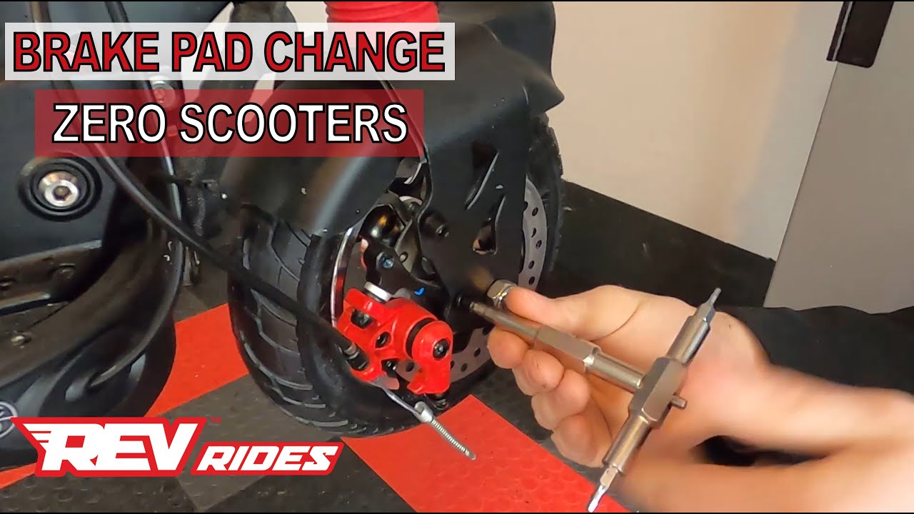 how to change brake pads on electric scooter