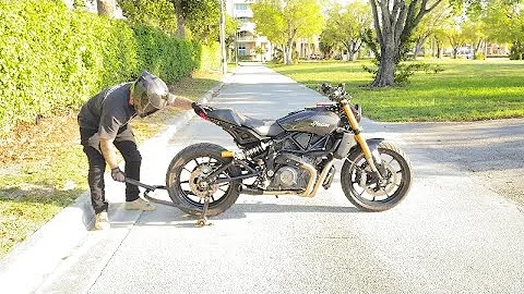 Indian FTR 1200 S Idle, Walk Around & Revs! CRAZY Sound! Full Toce Exhaust!