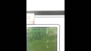 Measure sample cod