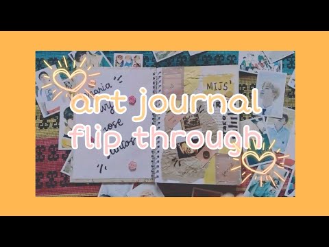 film#1 // art journal flip through // tatiessi film - YouTube