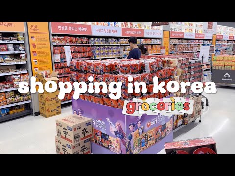Shopping In Korea Vlog Grocery Food Haul With Prices Cooking And Snacks Unboxing 