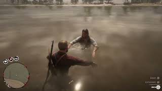 Arthur Catches John Swimming