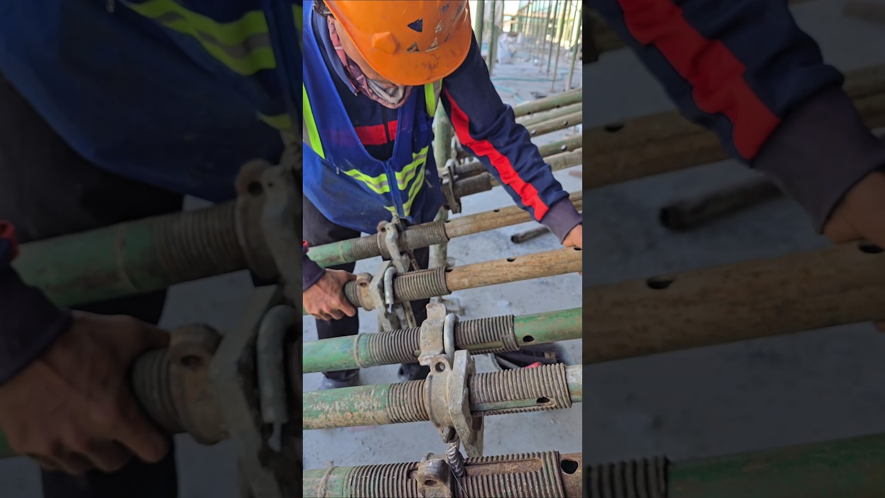 Preparing support for formwork installation 