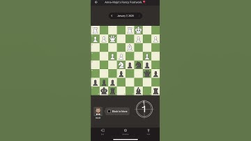 Daily Chess Puzzle 🧩 No. 74 | Anna-Maja’s Fancy Footwork