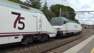 Renfe Viajeros - 252.014 + Rama 43 de Alvia 130 en Galapagar / La Navata