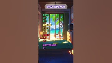 Are You Colorblind? - Colorblind Quiz! #shorts #quiz #trivia