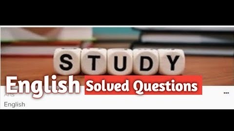 Snc english | Art Group | Solve questions | LMS SNC | Ijlal Haider YouTube