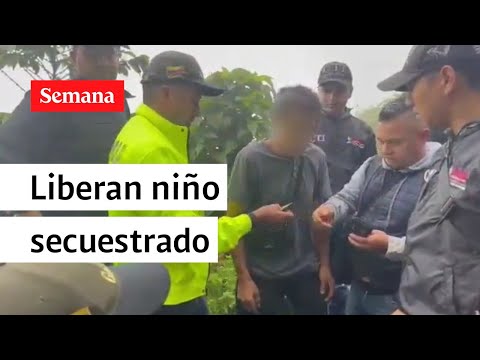 Liberan a menor secuestrado en el Risaralda | Semana Videos