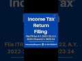 Income Tax Return Filing for AY 2023-24, AY 2022-23 and AY 2021-22 _ Contact us+91 9818209246