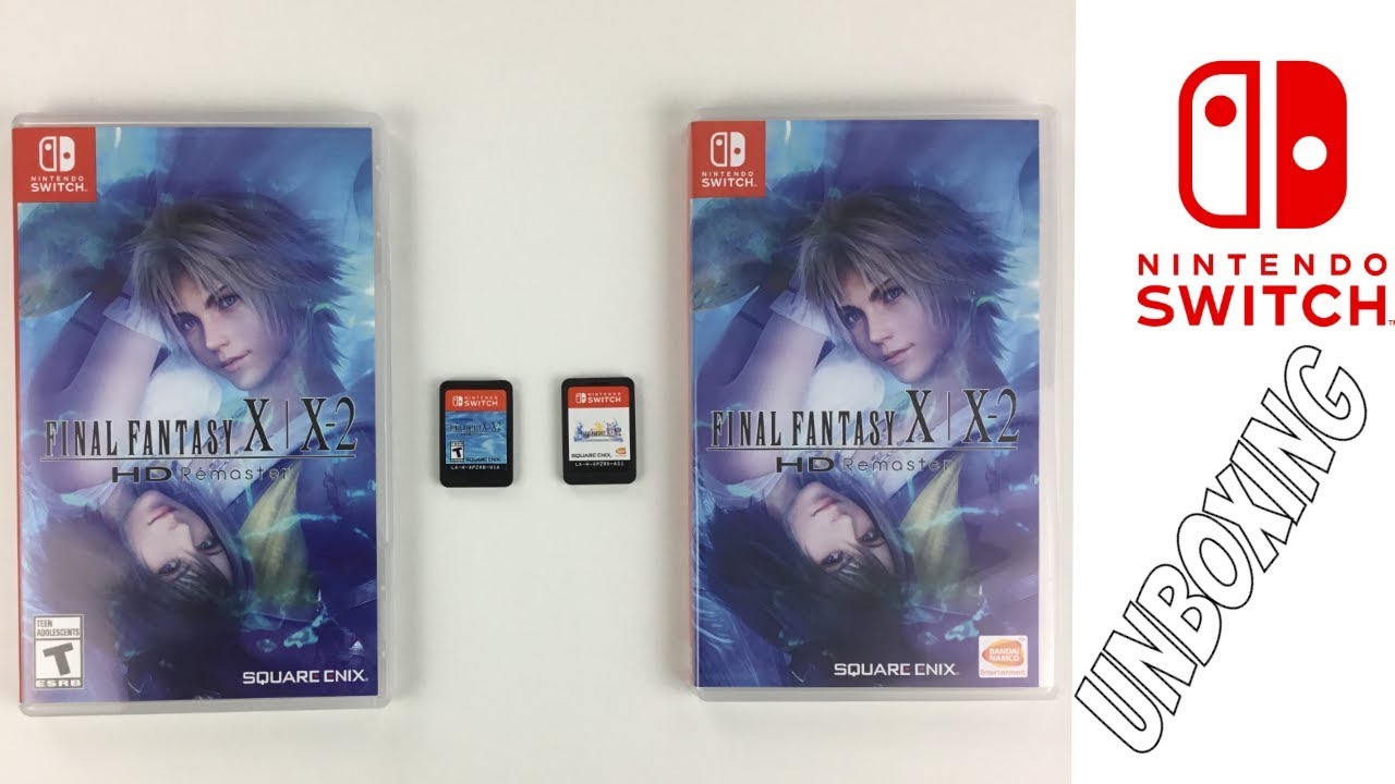 Nintendo Switch Final Fantasyx And X2 Asian Version Unboxing Youtube