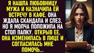 видео: Я назначила встречу любовнице мужа. Она ждала скандала, но увидев папку, согласилась мне помочь. картинка: Я назначила встречу любовнице мужа. Она ждала скандала, но увидев папку, согласилась мне помочь.