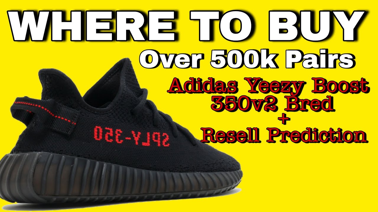 yeezy boost 350 v2 bred restock