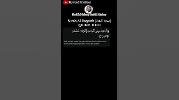 Surah Baqarah ayat 53 | Mishary Rashid Alafasy | سورة البقرة آية ٥٣