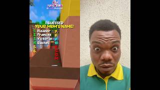 I GUESS YOUR MOM’S NAME IN THIS VIDEO!  #shorts #minecraft #duet