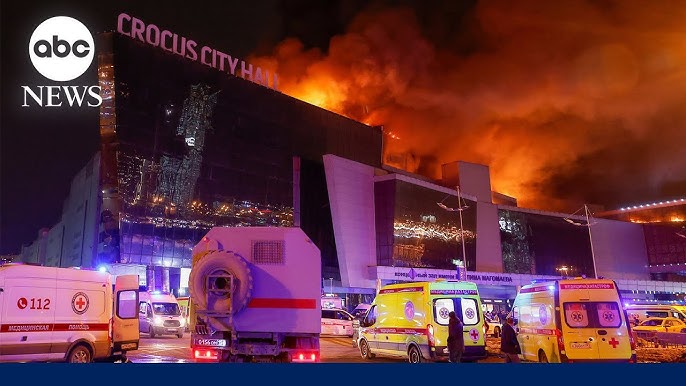 Shooting Explosion At Moscow Concert Hall Is Terrorist Attack Russian Foreign Ministry Says