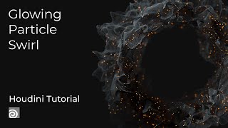 Particles in Houdini, Glowing Swirl. Octane Render attributes. PART 1