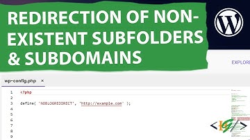 How to Redirect Non-Existent Subfolders and Subdomains in WordPress