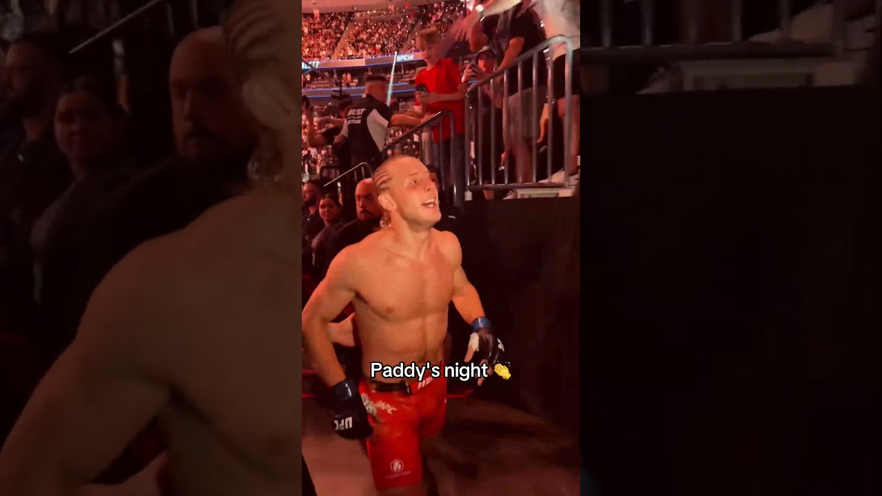 Paddy was singing 😅 #UFC329