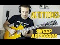 Jason Becker - Altitudes (SWEEP ARPEGGIOS guitar cover)
