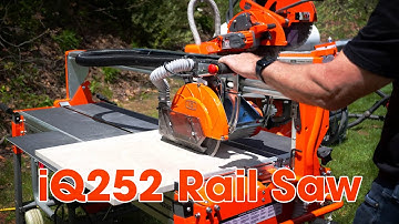 iQ252 10" Dry Cut Rail Saw Review