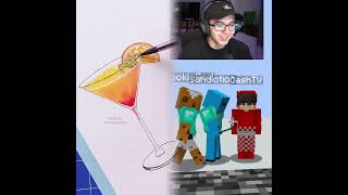 Minecraft Telepathy TEAM 4 VS⚔️Cash, ACookieGod, Sandiction #minecraft #shorts #minecraftshorts