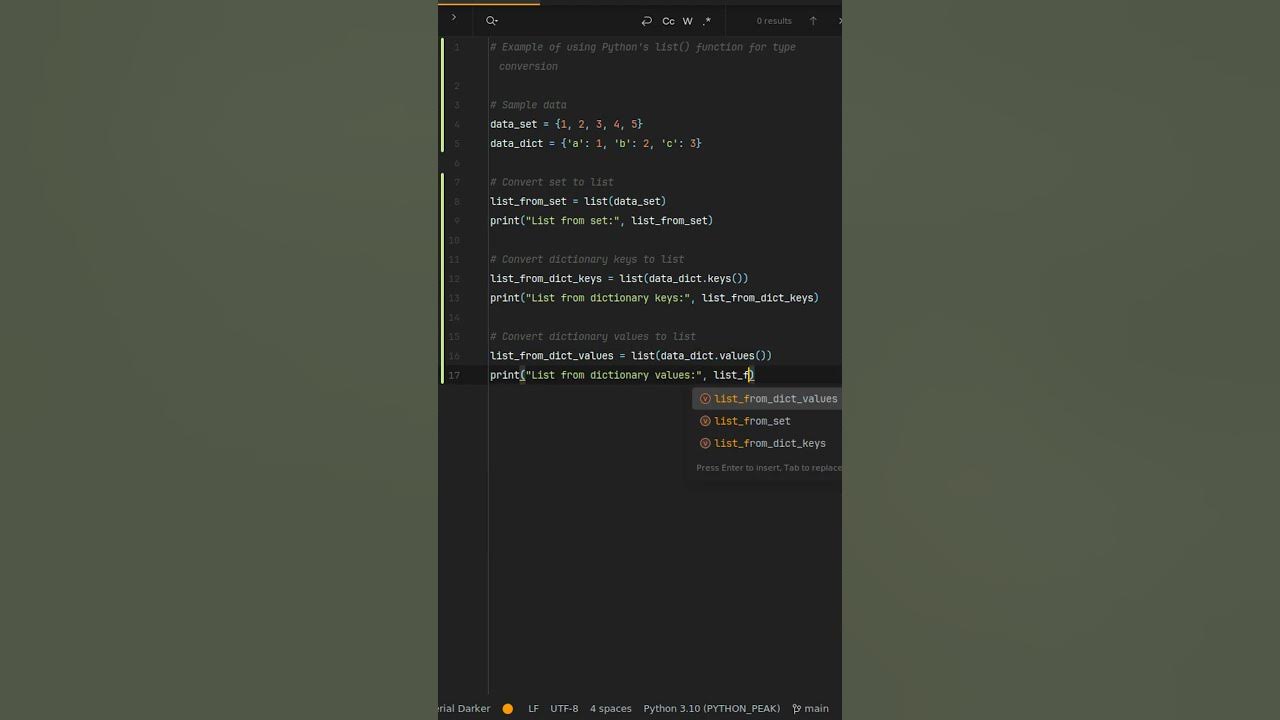 How to use pythons list() for type conversion? how to effectively use ... image.