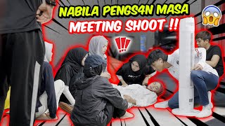 NABILA PENGS4N MASA MEETING SHOOT !! - PRANK AMIR RISAU ATAU TAK !