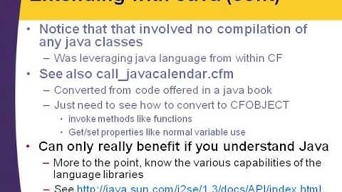 Going from ColdFusion to Java   CF Conf Central