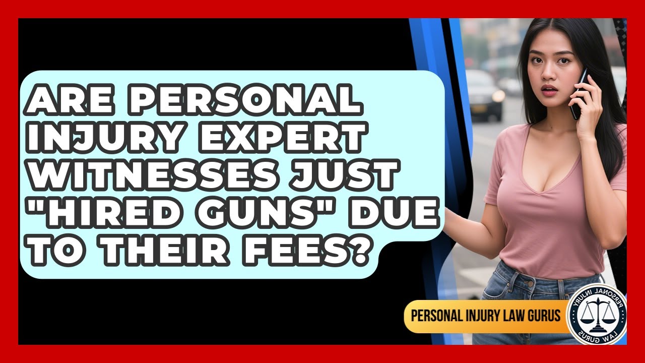 Are Personal Injury Expert Witnesses Just "hired Guns" Due To Their Fees?