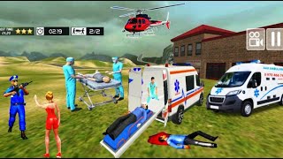 Ambulance & Helicopter Heroes🚍एम्बुलेंस बचाव सिम्युलेटर🚚Ambulans Kurtarma Simülatörü🚍🚚Android Games screenshot 2