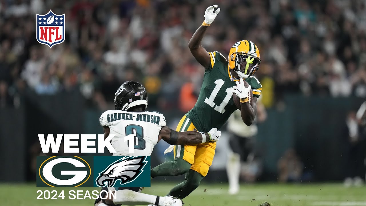 Jayden Reed's best plays from 171-yard game vs. Eagles | Week 1 - YouTube
