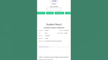 How to Check CCS University 1st Semester Result 2025 #ccsu #result2025 #bba #1stsemester