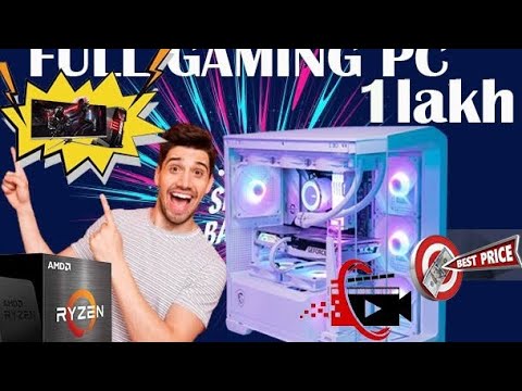 full gaming pc 1 lakh #gamingpcbuild #gaminglaptop #gaming #gamingkeyboard #viral #gamingprocessor