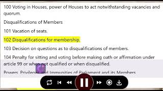 Constitution of India: List of All Articles (1-395) and Parts (1-22)