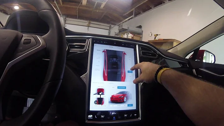 Tesla Model S Software Update 8.0 Quick Overview